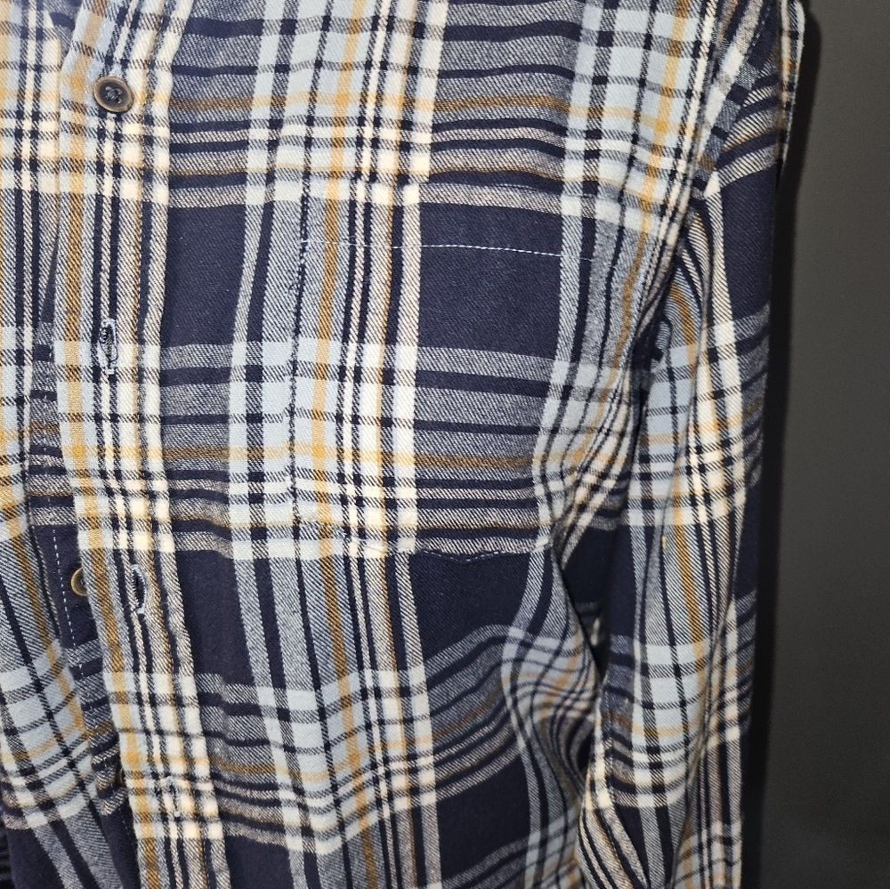 Nickel & Iron Womens Plaid Long Sleeve Button Up Shirt Size M - Picture 4 of 10